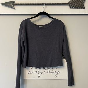 Gray Long Sleeve Shirt
